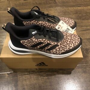 BNWT Adidas FortaRun leopard print shoes